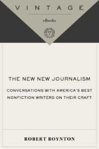 The New New Journalism Robert Boynton Kitap Kapağı