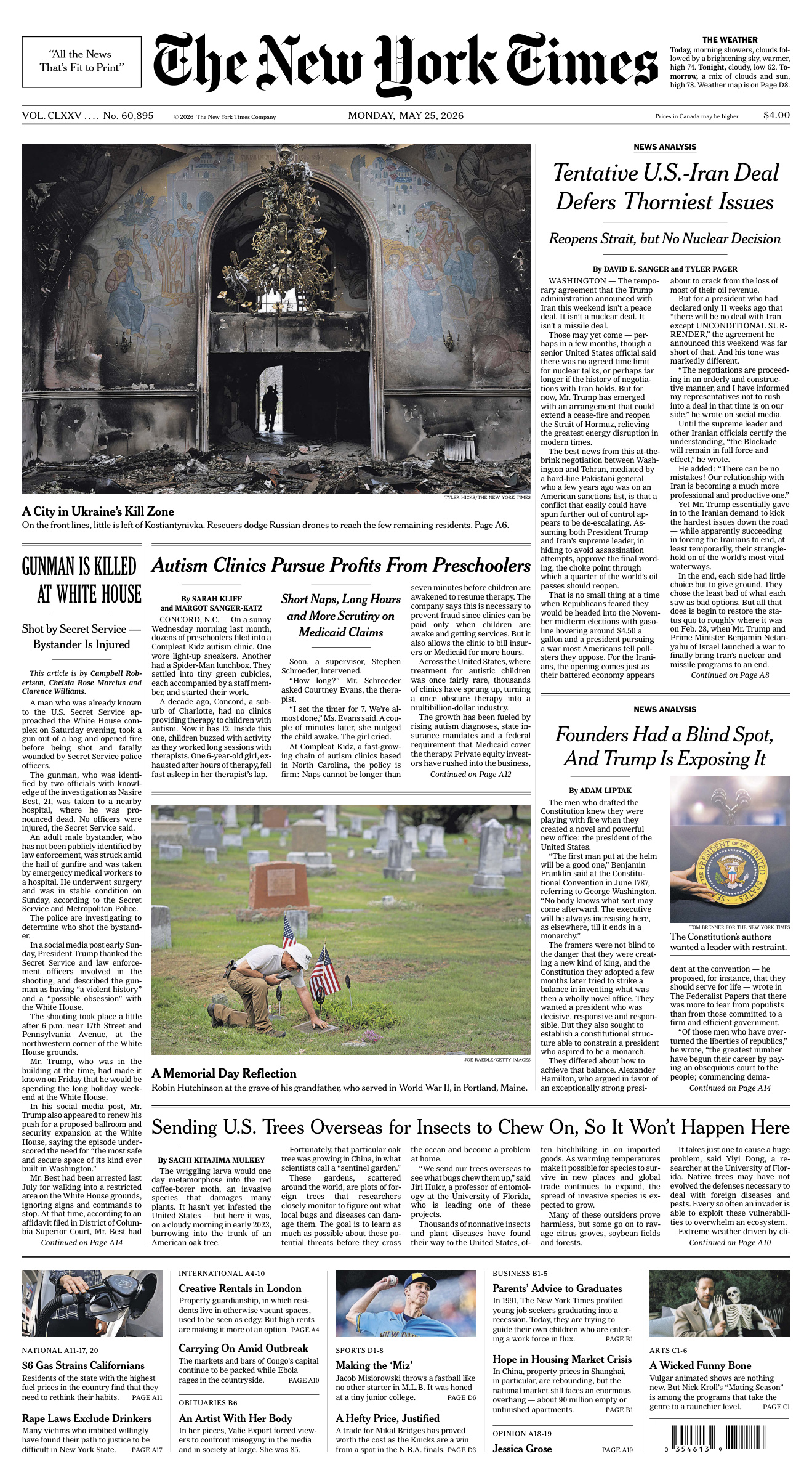 The New York Times 25 May 2026 The New York Times Kitap Kapağı