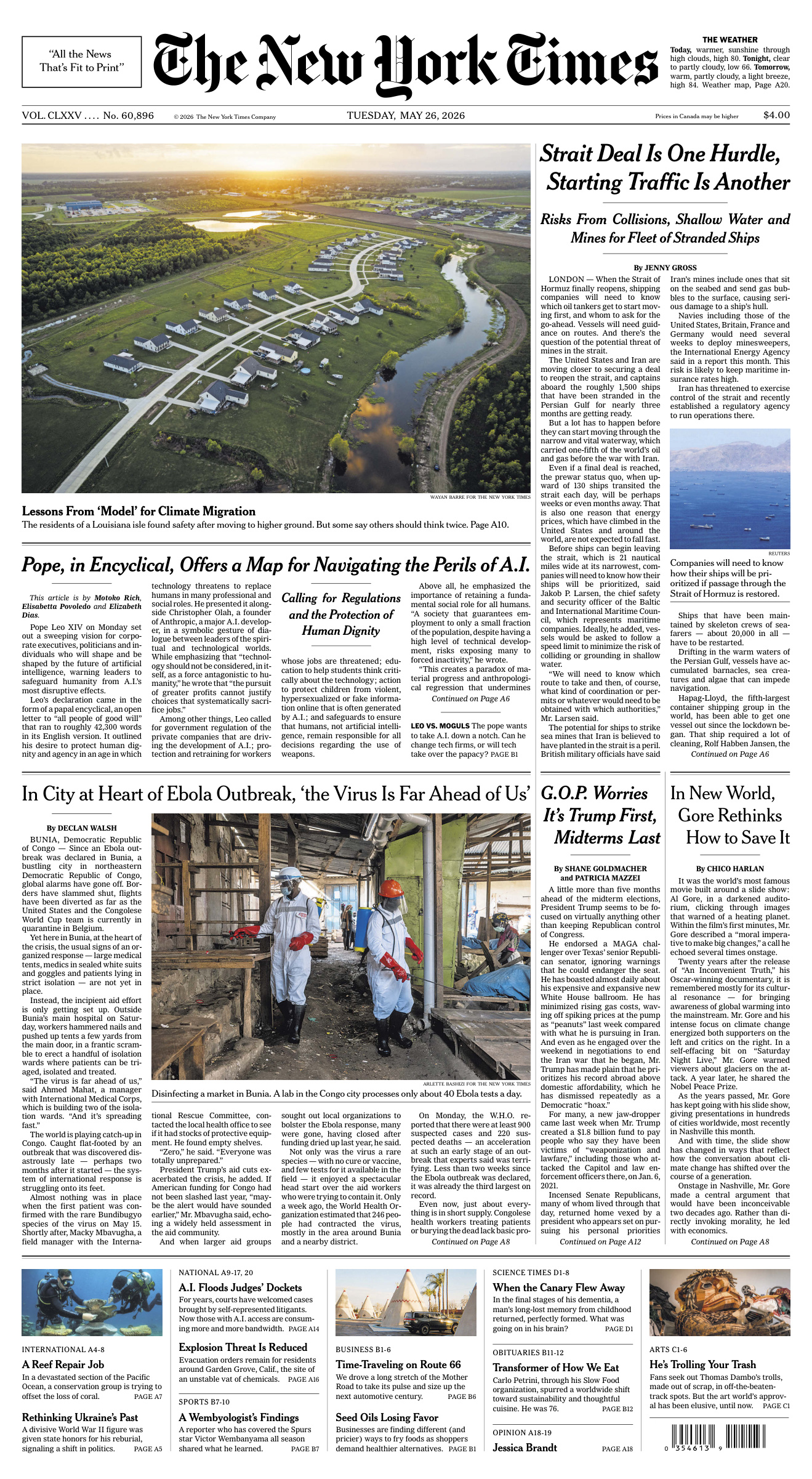 The New York Times 26 May 2026 The New York Times Kitap Kapağı