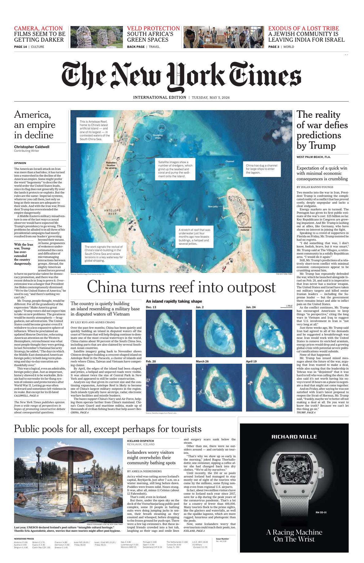 The New York Times International - 05 May 2026 PDF Download