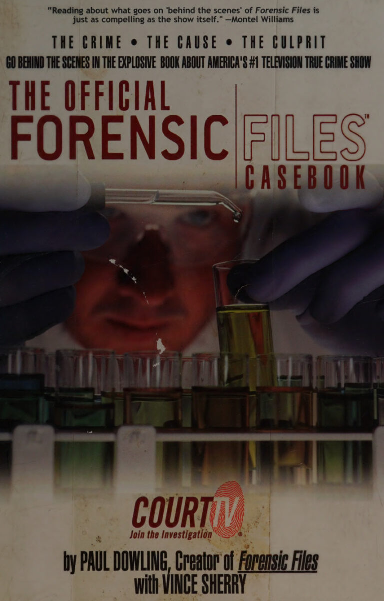 The Official Forensic Files Casebook Paul Dowling Kitap Kapağı