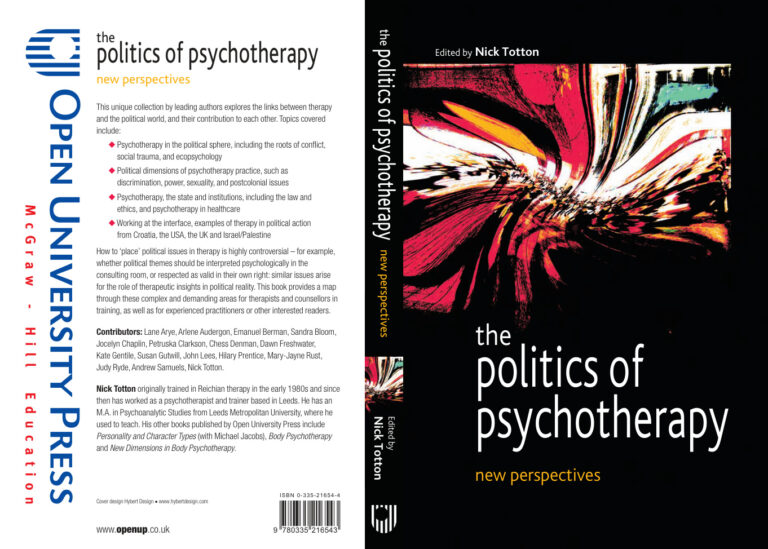 The Politics of Psychotherapy Nick Totton Kitap Kapağı