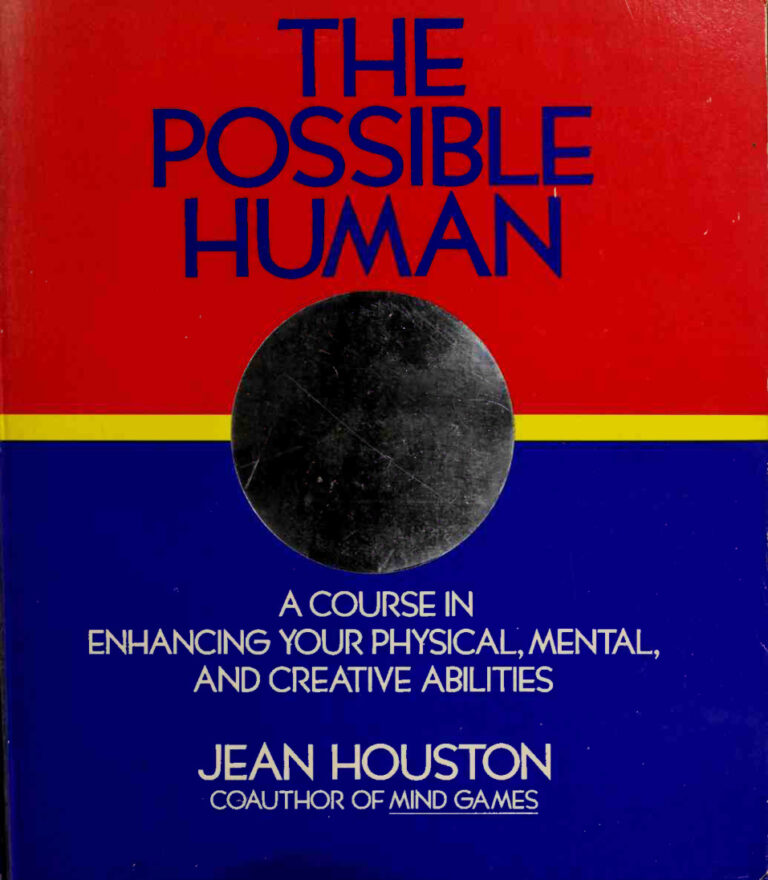 The Possible Human Jean Houston Kitap Kapağı