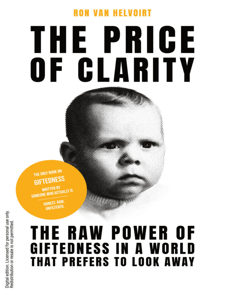 The Price Of Clarity Ron Van Helvoirt Kitap Kapağı