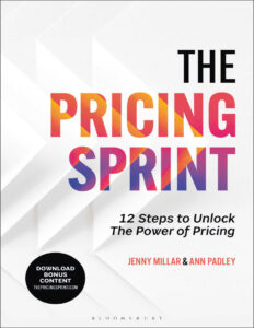 The Pricing Sprint Jenny Millar Ann Padley Kitap Kapağı