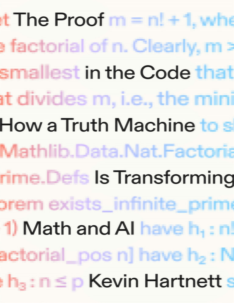 The Proof in the Code Kevin Hartnett Kitap Kapağı