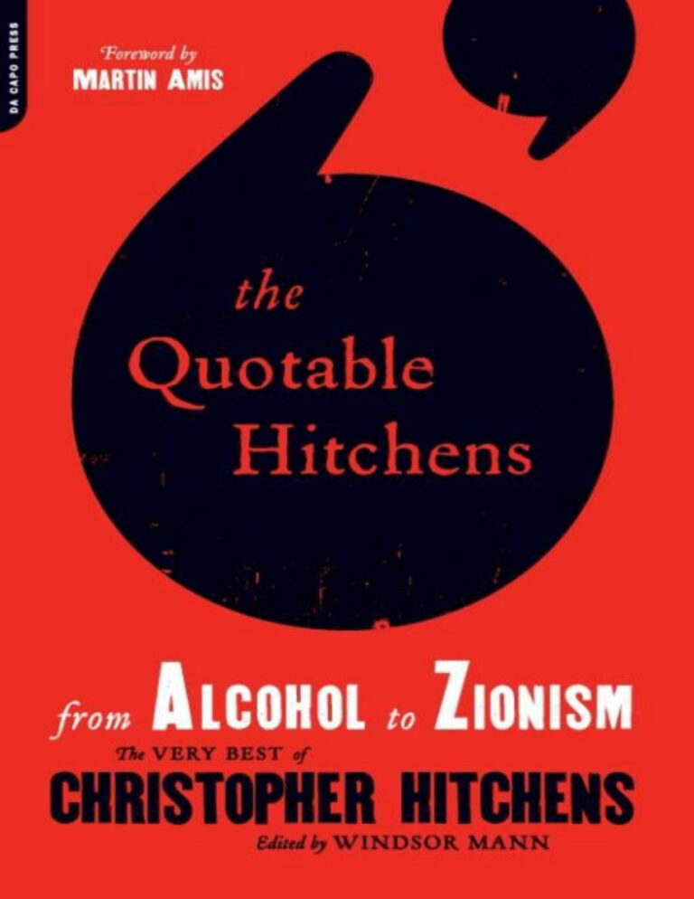 The Quotable Hitchens Windsor Mann Kitap Kapağı