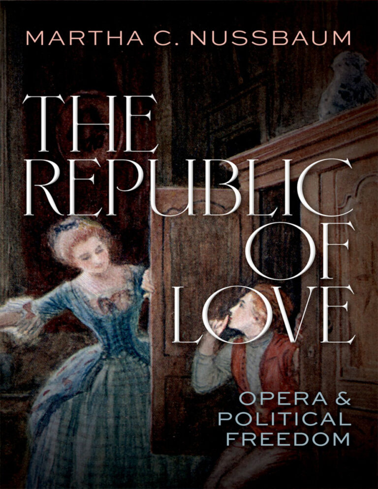 The Republic of Love Martha C Nussbaum Kitap Kapağı