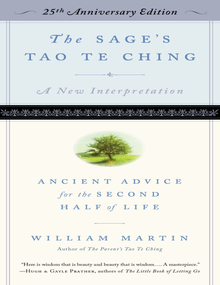 The Sages Tao Te Ching 25th Anniversary William Martin Kitap Kapağı
