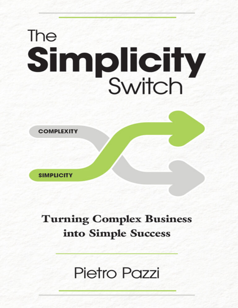 The Simplicity Switch Pietro Pazzi Kitap Kapağı