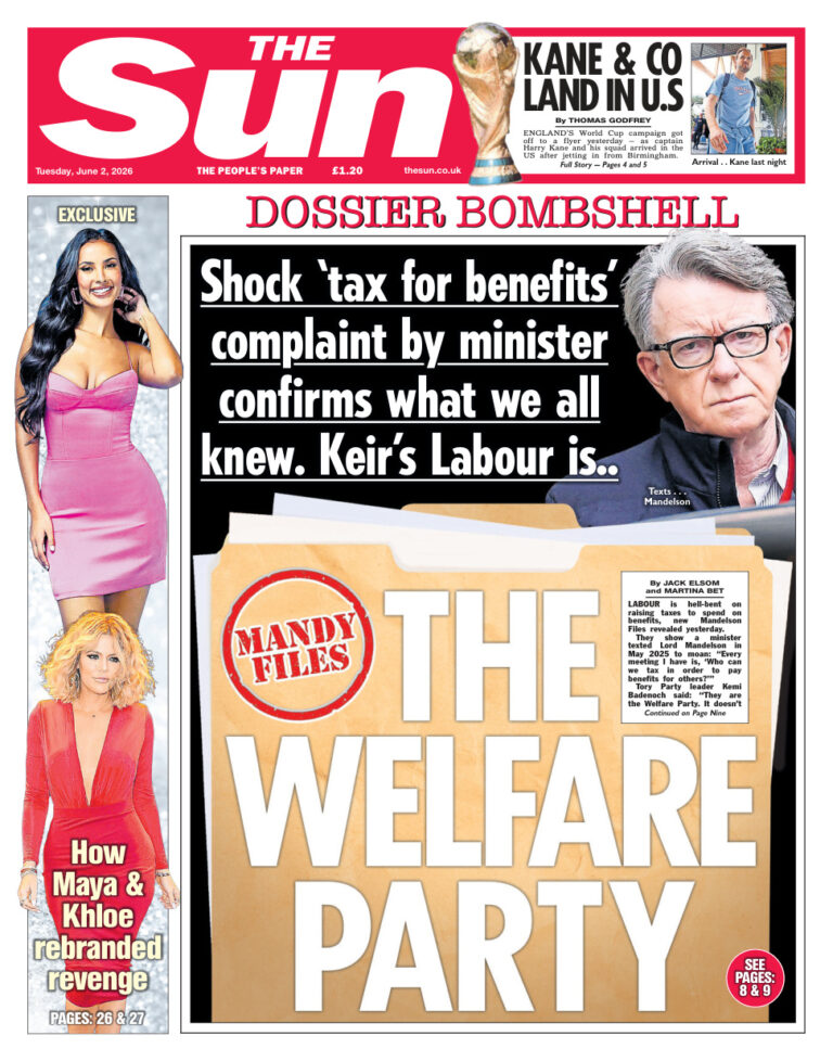 The Sun UK June 02 2026 The Sun UK Kitap Kapağı