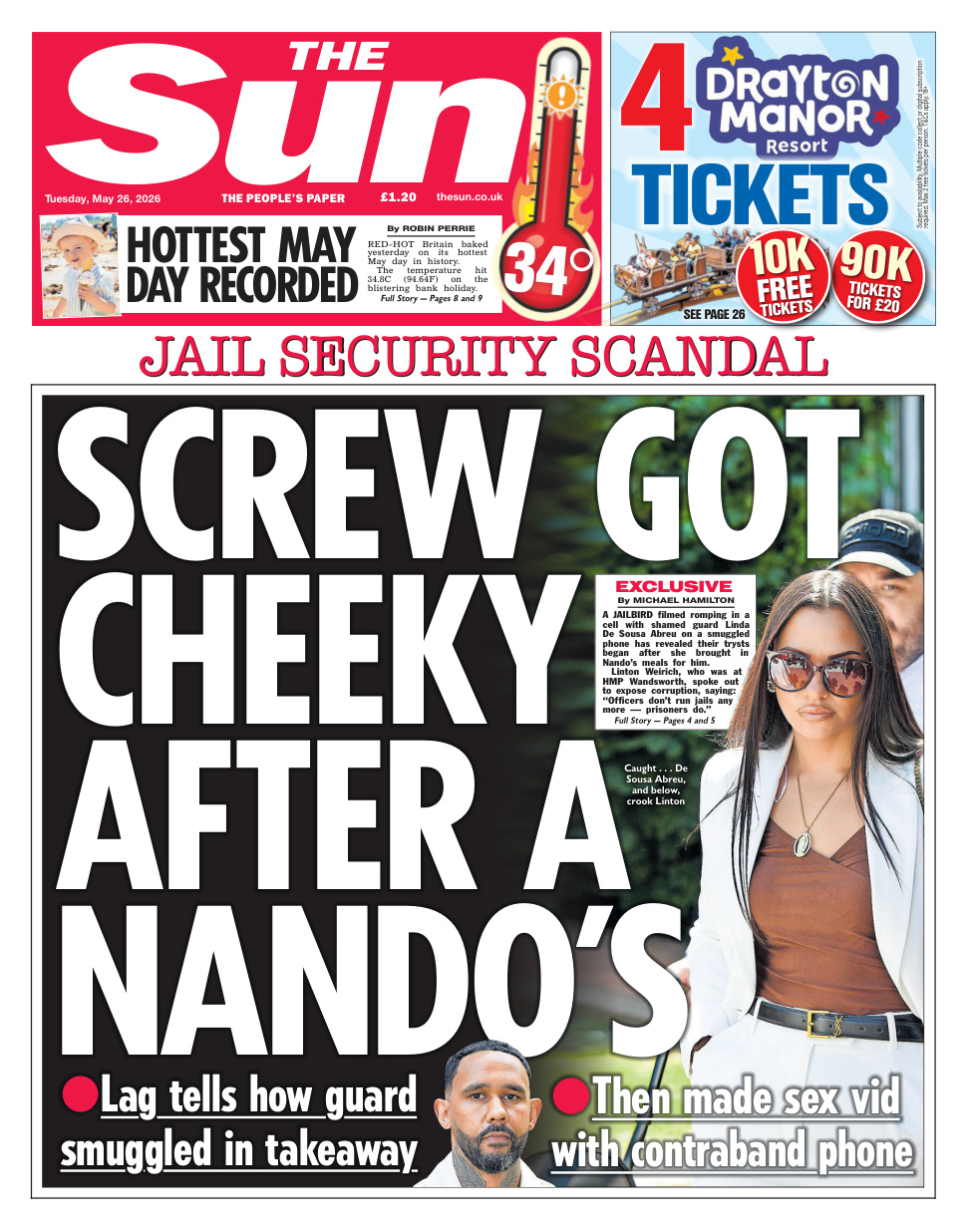 The Sun UK May 26 2026 The Sun UK Kitap Kapağı