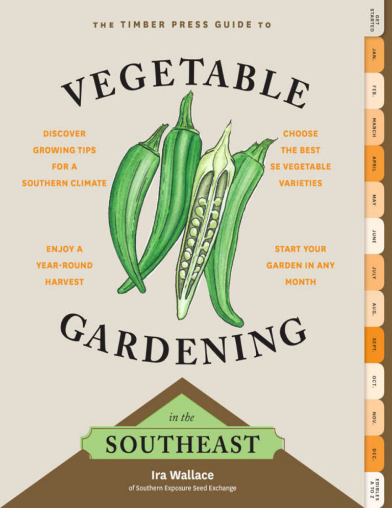 The Timber Press Guide to Vegetable Gardening in the Southeast Ira Wallace Kitap Kapağı