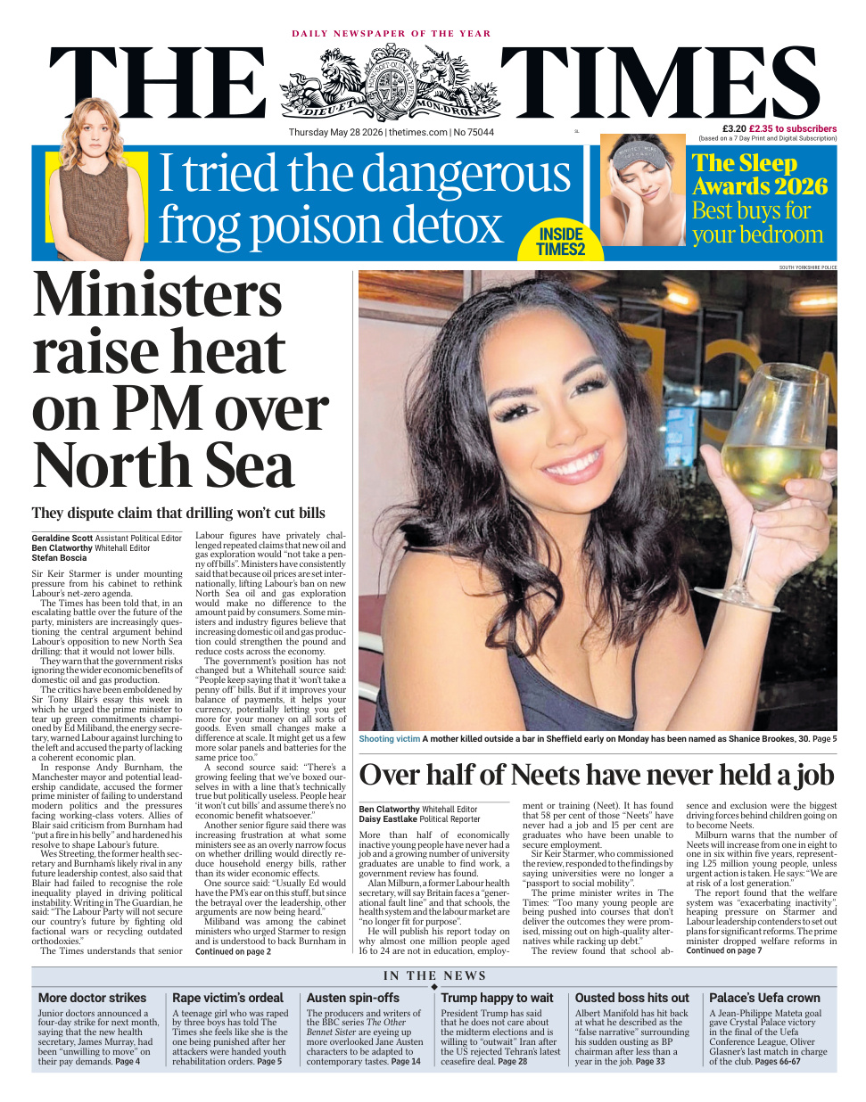 The Times May 28 2026 The Times Kitap Kapağı