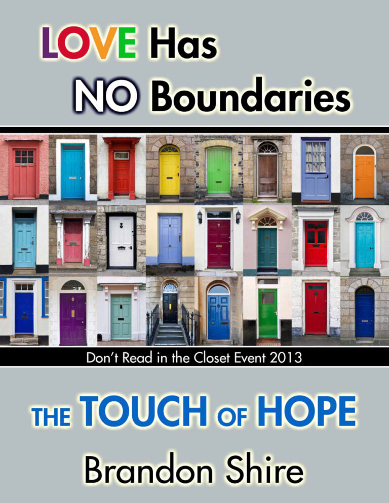 The Touch Of Hope Brandon Shire Kitap Kapağı