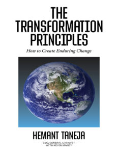 The Transformation Principles How to Create Enduring Change Hemant Taneja Kitap Kapağı