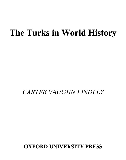 The Turks in World History Carter Vaughn Findley Kitap Kapağı
