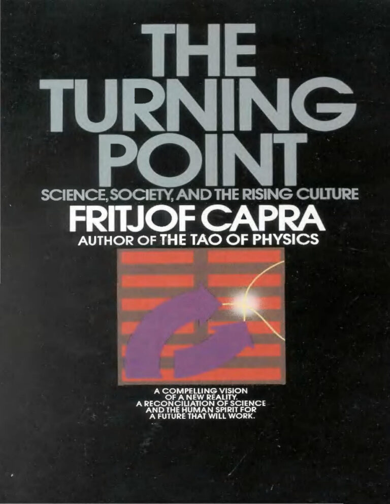 The Turning Point Fritjof Capra Kitap Kapağı