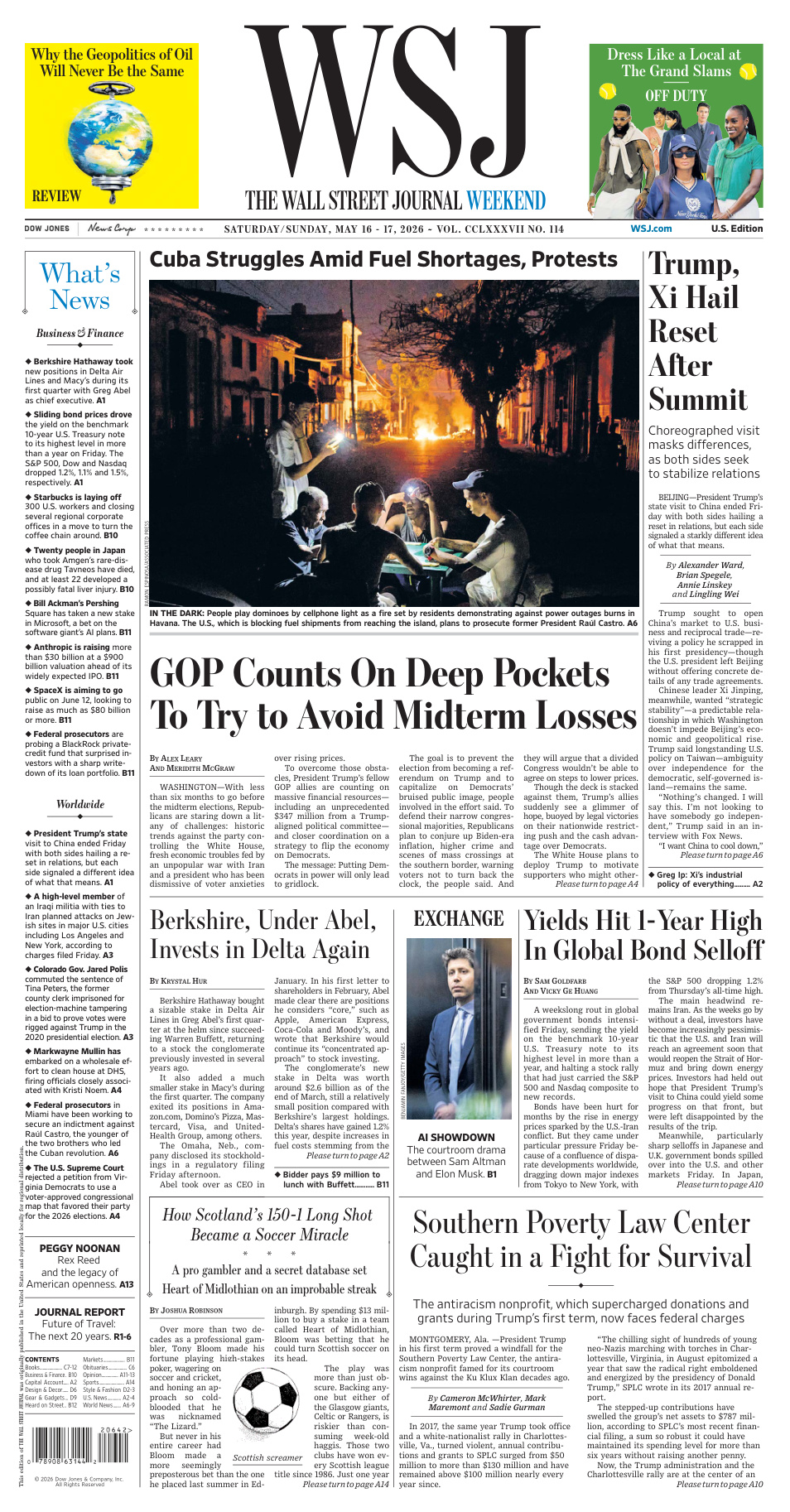The Wall Street Journal Weekend May 1617 2026 The Wall Street Journal Weekend Kitap Kapağı