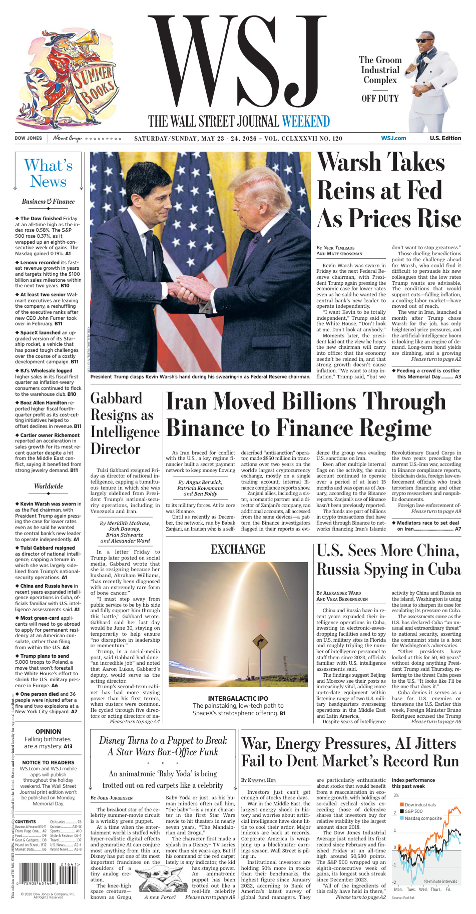 The Wall Street Journal Weekend May 2324 2026 The Wall Street Journal Weekend Kitap Kapağı