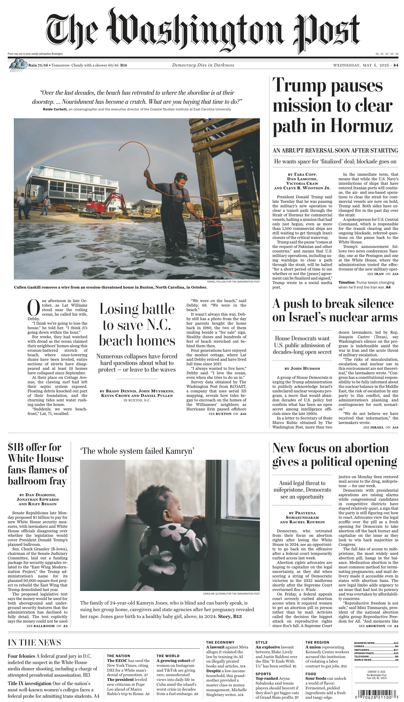 The Washington Post May 06 2026 The Washington Post Kitap Kapağı