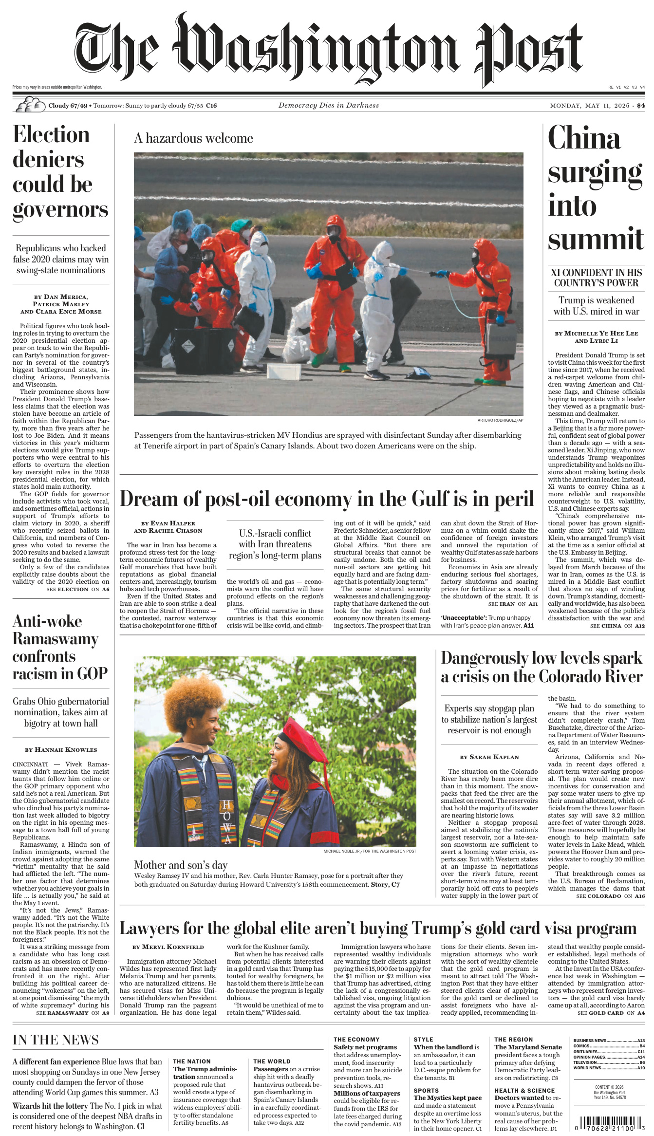 The Washington Post May 11 2026 The Washington Post Kitap Kapağı