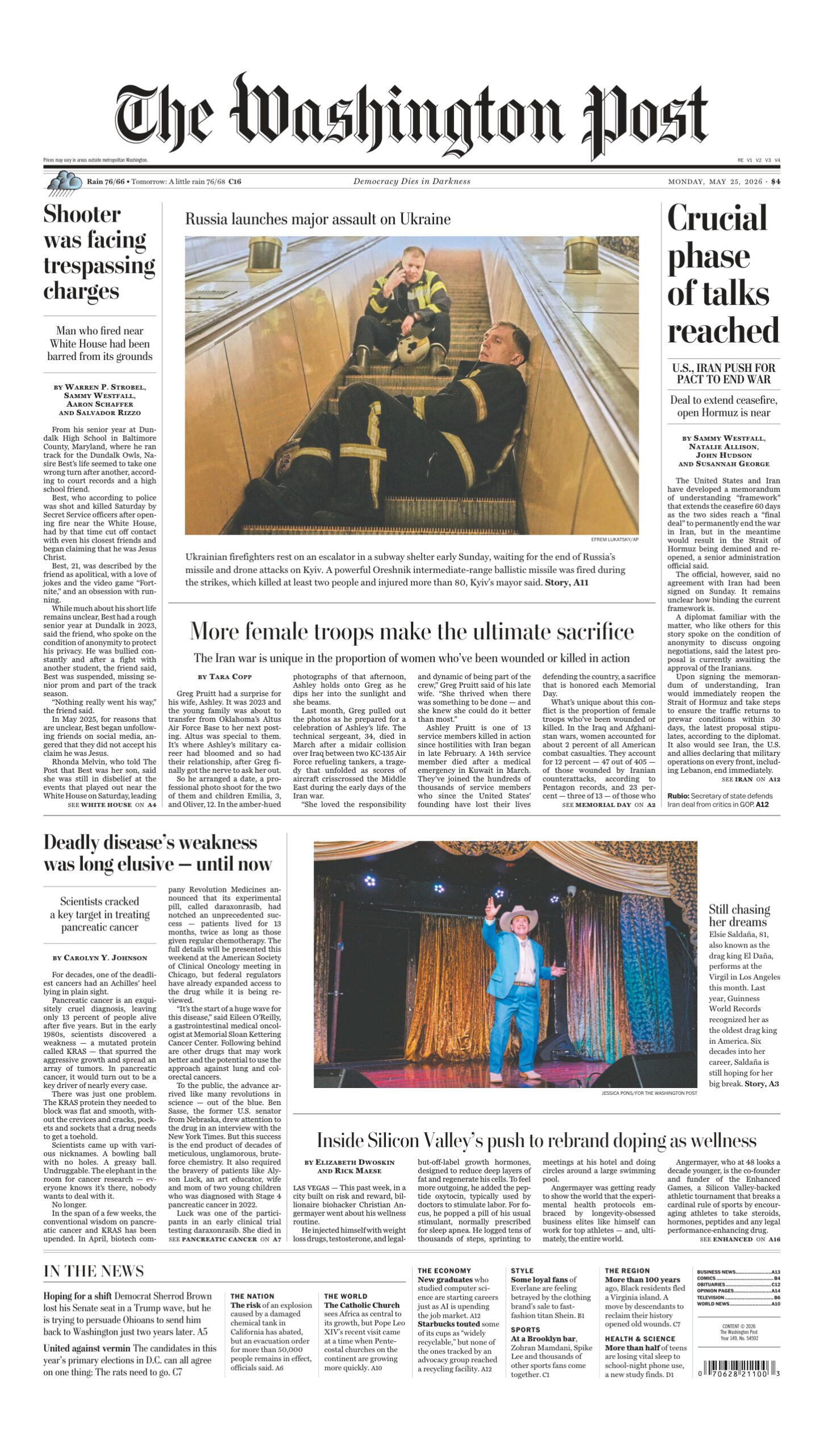 The Washington Post May 25 2026 The Washington Post Kitap Kapağı