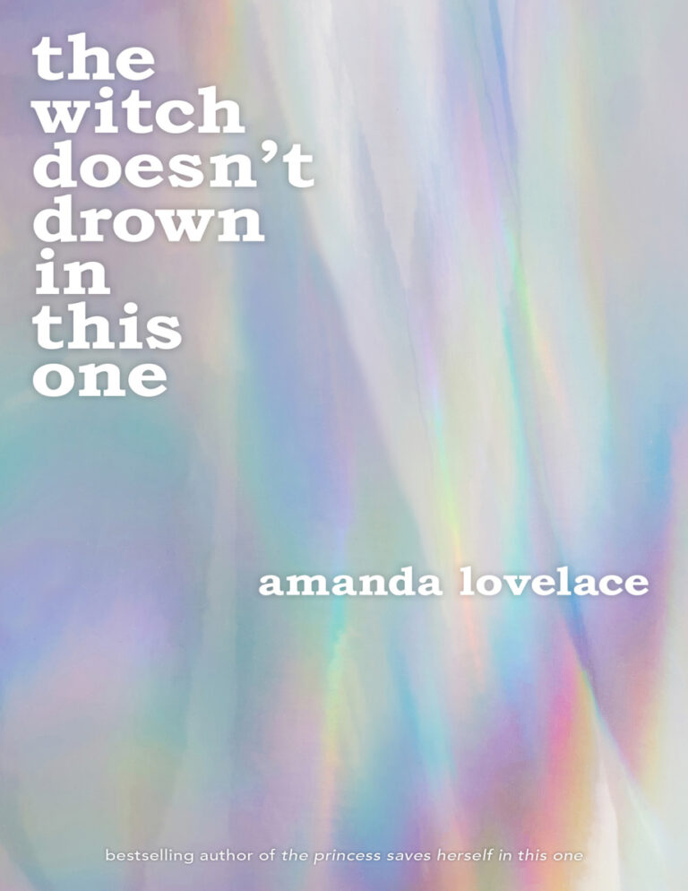 The Witch Doesnt Drown in This One Amanda Lovelace Kitap Kapağı