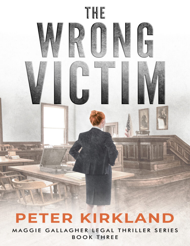The Wrong Victim Peter Kirkland Kitap Kapağı