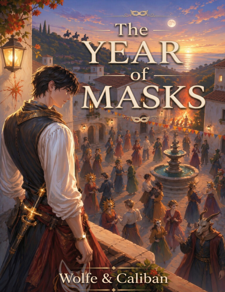 The Year of Masks Wolfe Locke Kitap Kapağı