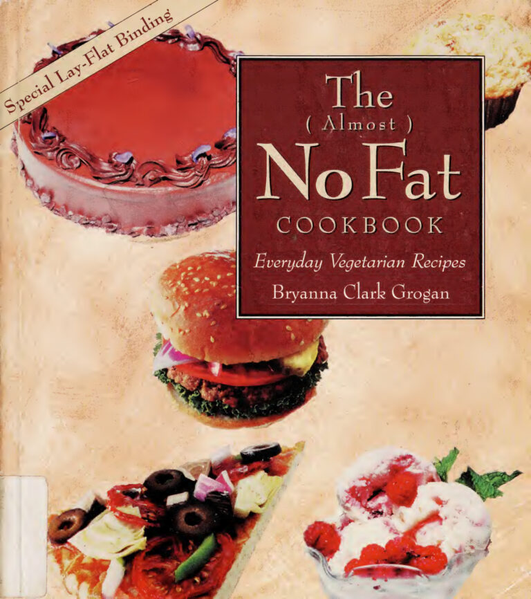 The almost no fat cookbook bryanna Clark grogan Kitap Kapağı