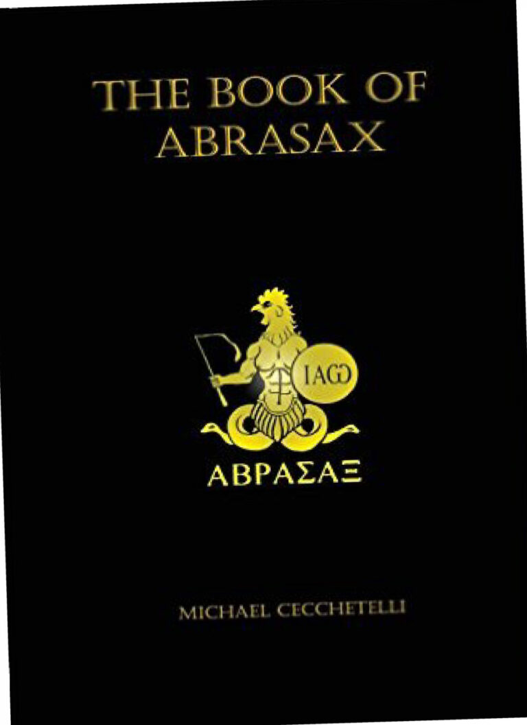 The book of abrasax Michael Cecchetelli Kitap Kapağı