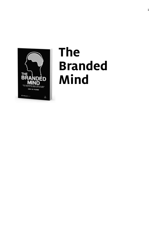 The branded mind Erik du Plessis Kitap Kapağı