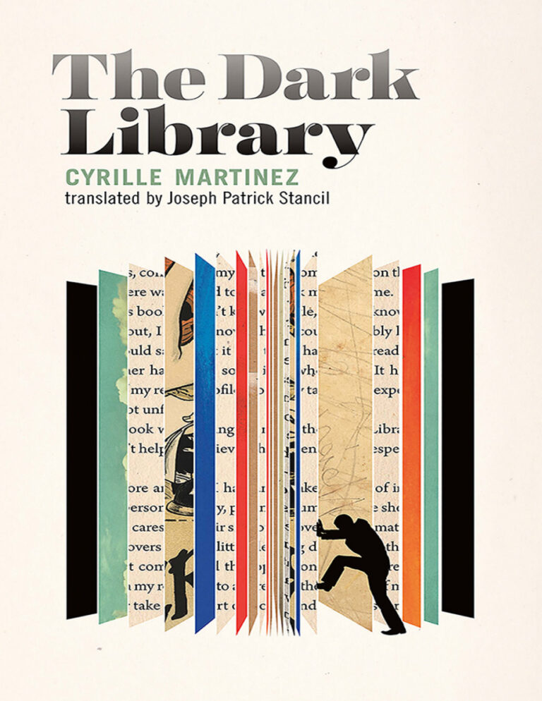 The dark library Cyrille martinez Kitap Kapağı