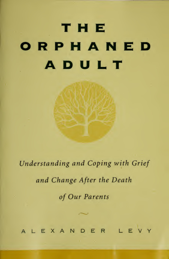 The orphaned adult alexander levy Kitap Kapağı