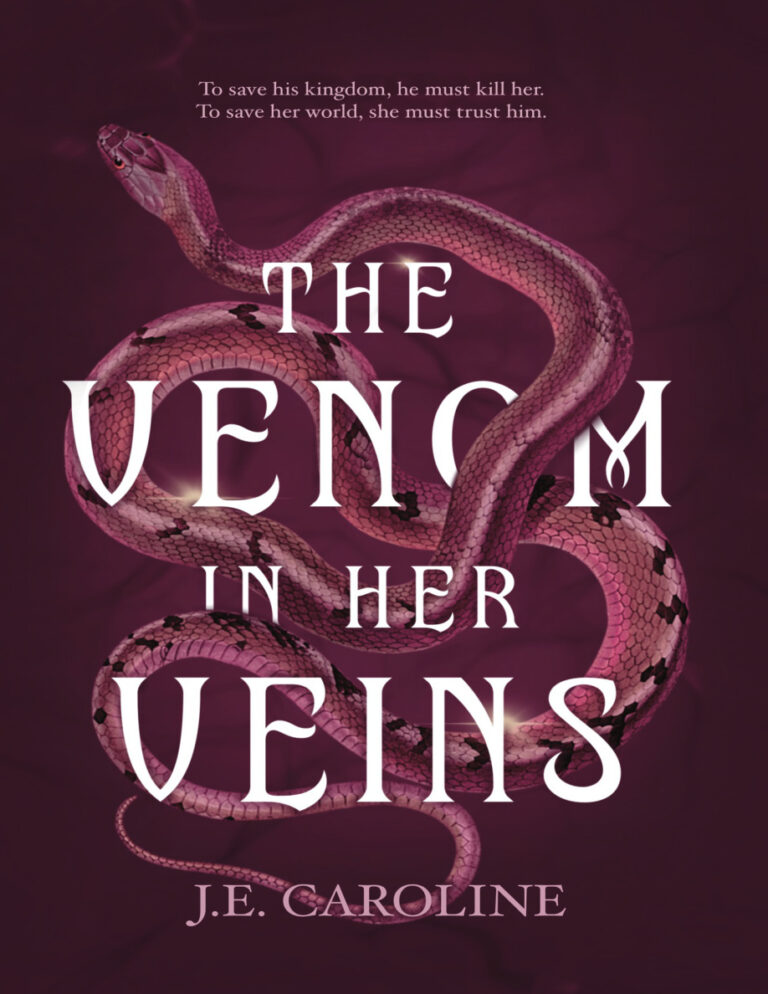 The venom in her veins JE CAROLINE Kitap Kapağı