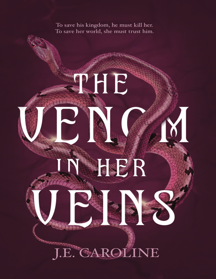 The venom in her veins JE CAROLINE Kitap Kapağı