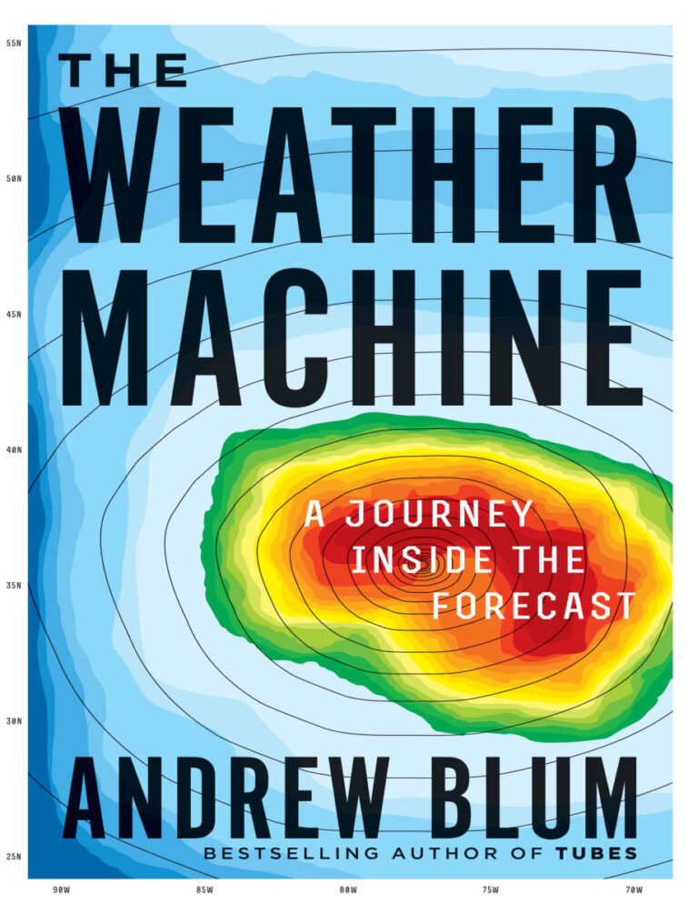 The weather machine Andrew blum Kitap Kapağı