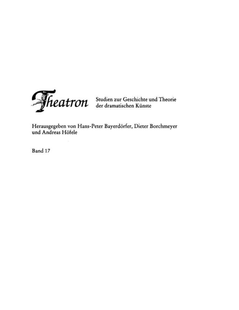 Theatralia Judaica II German Edition Hans Peter Bayerdorfer Kitap Kapağı