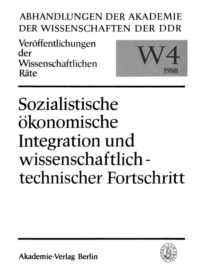 Theoretische Fragen der Nutzung der sozialistischen okonomischen Integration German Edition Helmut Koziolek Kitap Kapağı