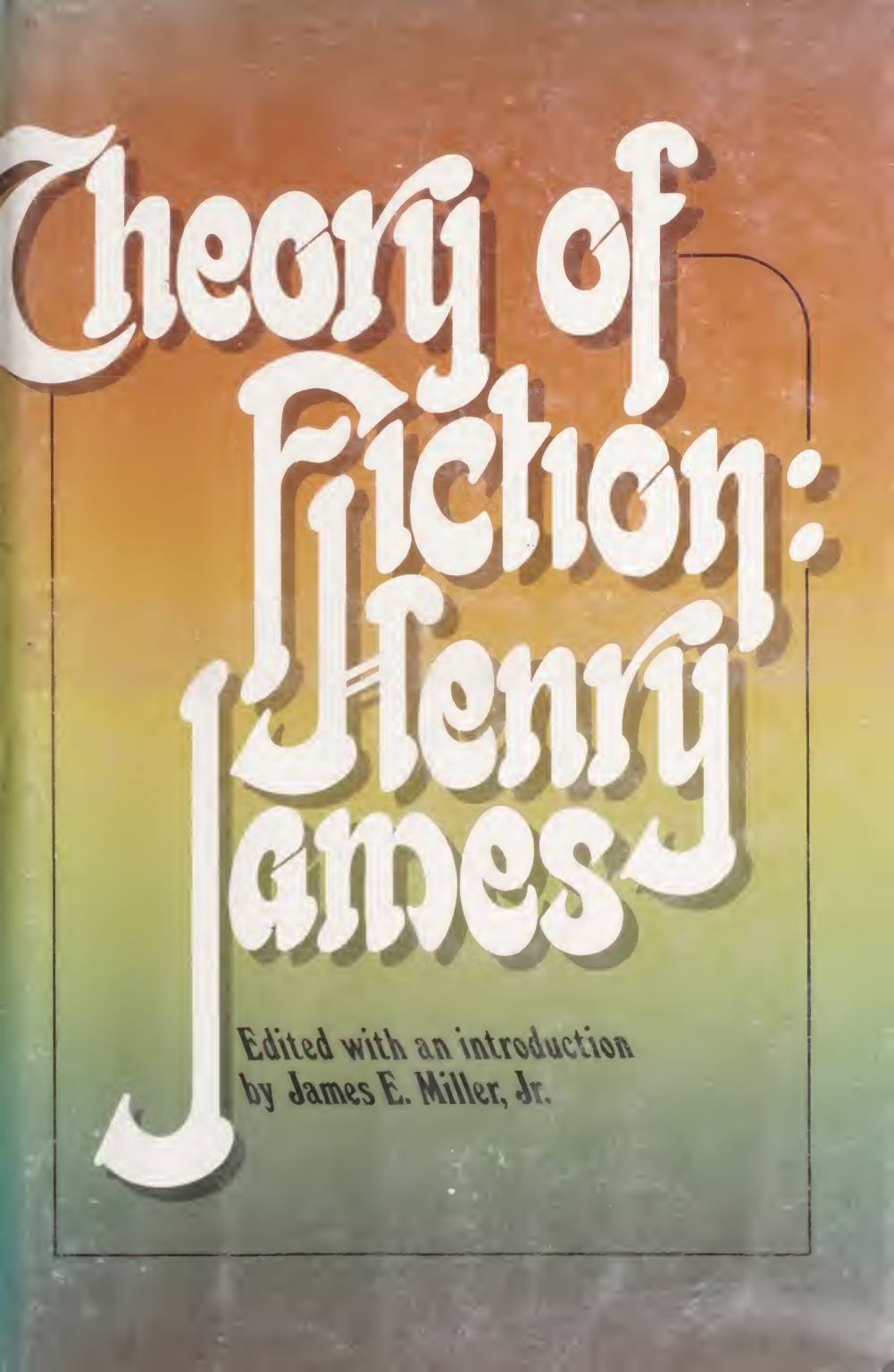 Theory of fiction Henry James Kitap Kapağı