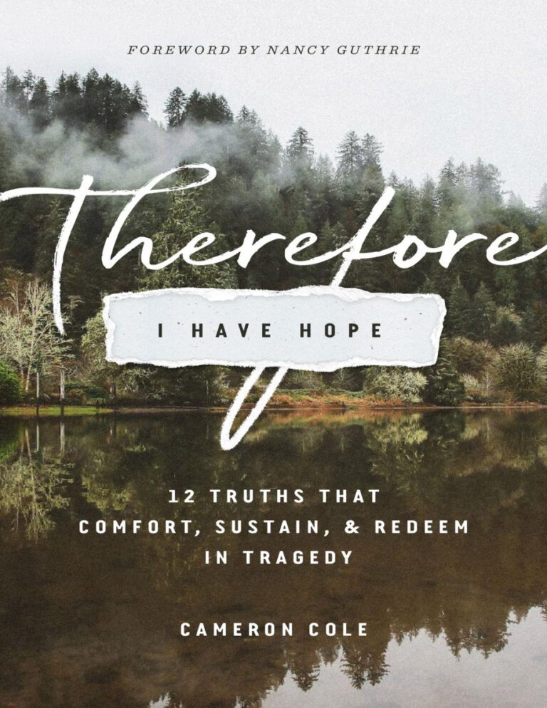Therefore I have hope Cameron Cole Kitap Kapağı