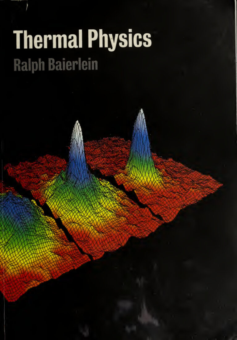 Thermal Physics Baierlein R Kitap Kapağı