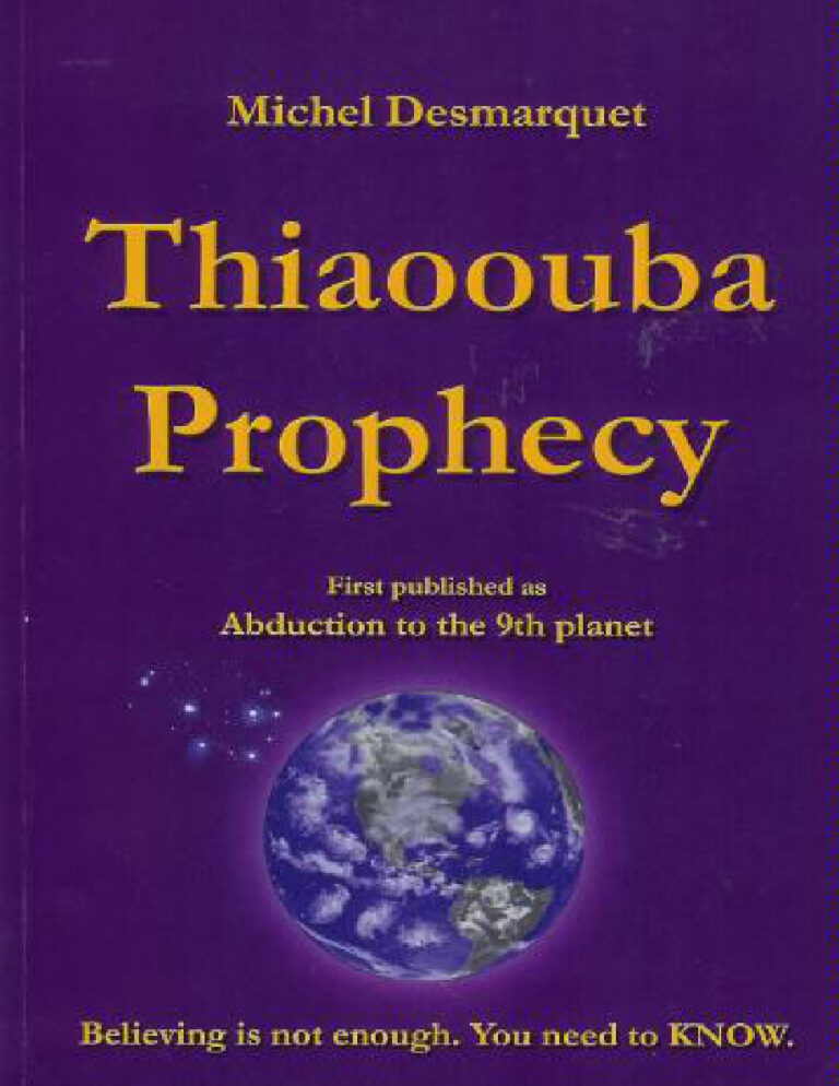 Thiaoouba Prophecy Michel Desmarquet Kitap Kapağı