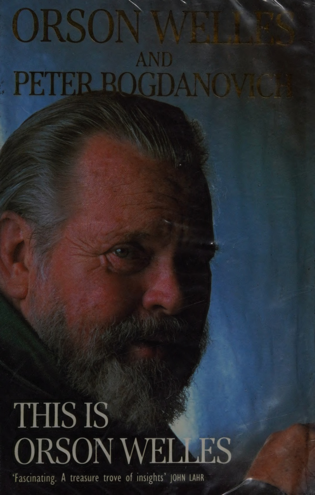 This Is Orson Welles Peter Bogdanovich Kitap Kapağı