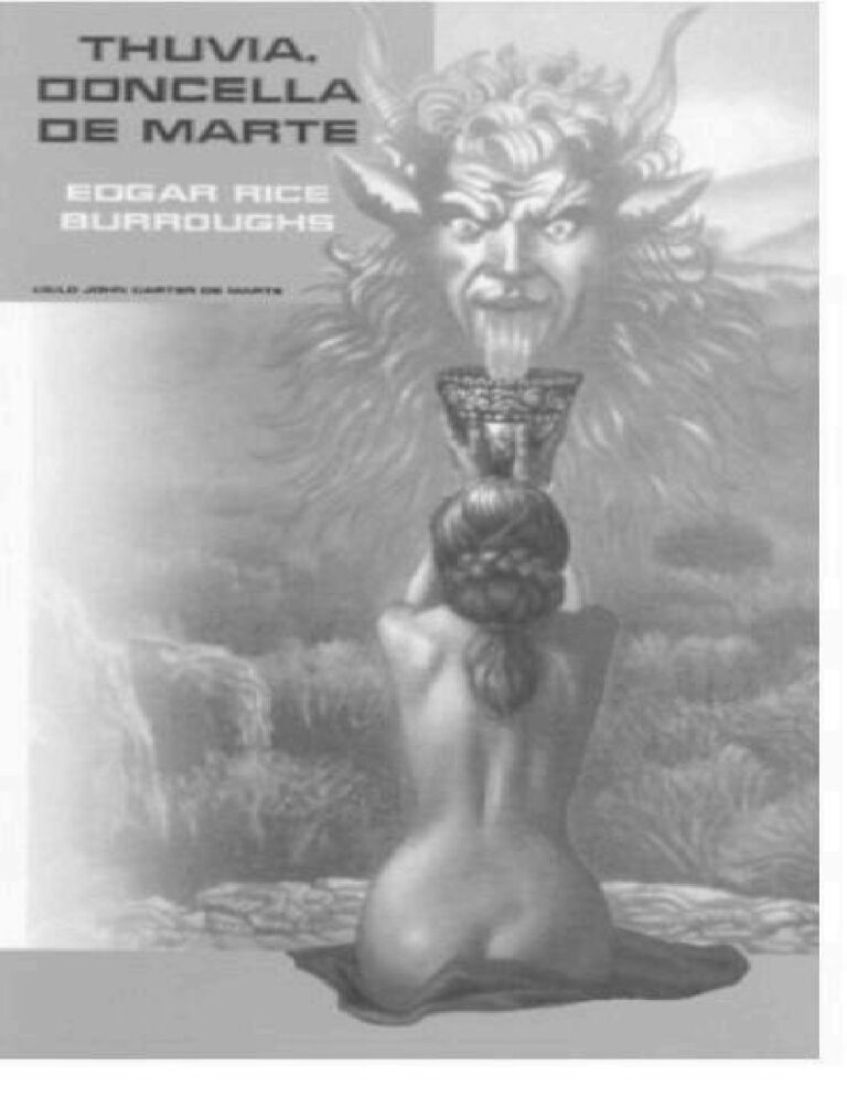 Thuvia doncella de Marte Burroughs Edgar Rice Kitap Kapağı