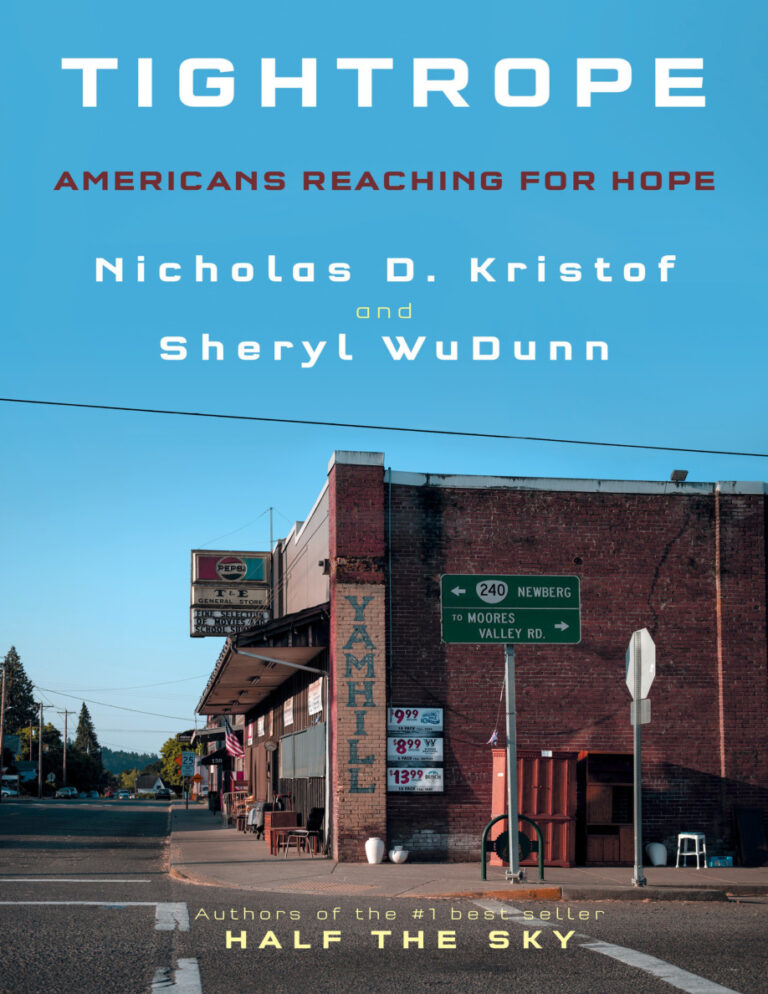Tightrope Americans reaching for hope Nicholas D Kristof Kitap Kapağı