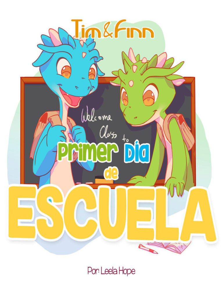 Tim y Finn los Gemelos Dragones Primer Dia de Escuela Spanish Edition leela hope Kitap Kapağı