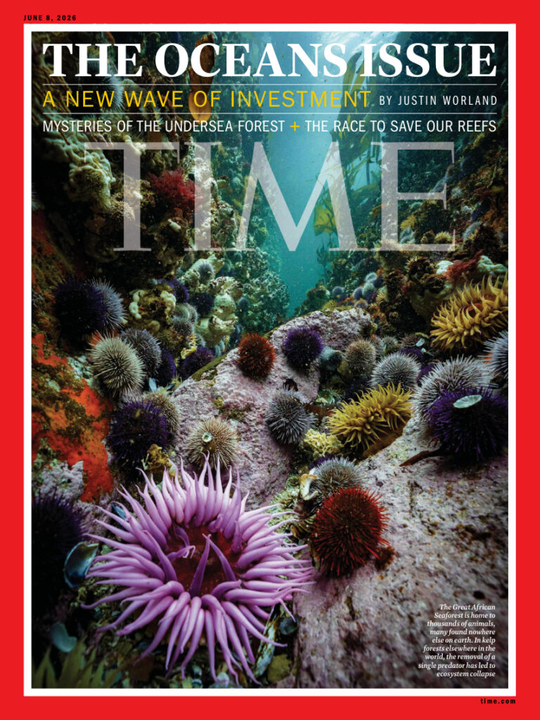 Time International Edition The Oceans Issue June 08 2026 Time International Edition Kitap Kapağı
