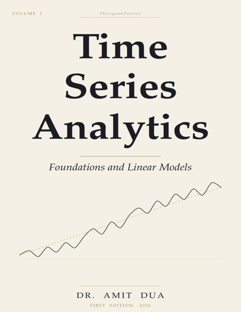 Time Series Analytics Dr Amit Dua Kitap Kapağı